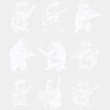 Animals Making Music - Music DTF Transfers ready2transfer Light Color Design (See Imaging)