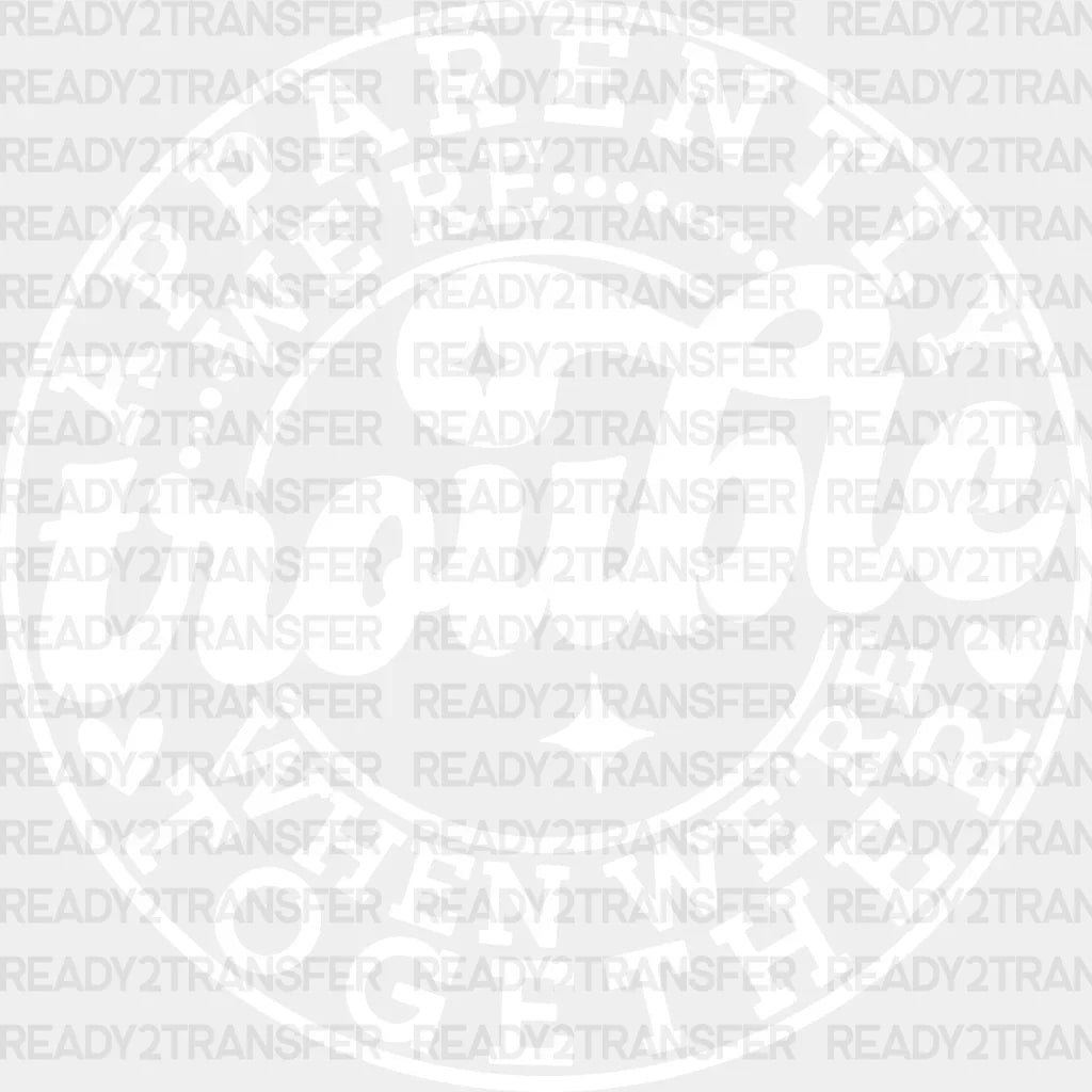 Apparently We’re Trouble - Best Friends Dtf Transfer Adult Unisex S & M (10’’) / Light Color