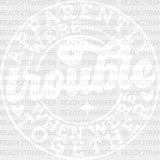 Apparently We’re Trouble - Best Friends Dtf Transfer Adult Unisex S & M (10’’) / Light Color