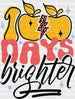 Apple 100 Days Brighter DTF Transfer ready2transfer Black