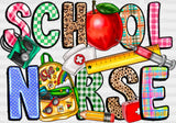 Apple And Ruler School Nurse Design - Dtf Transfers