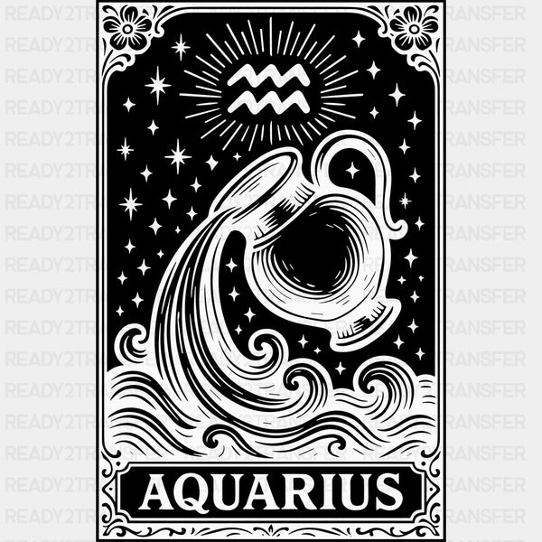 Aquarius Tarot Card - Zodiacs & Horoscopes DTF Transfers