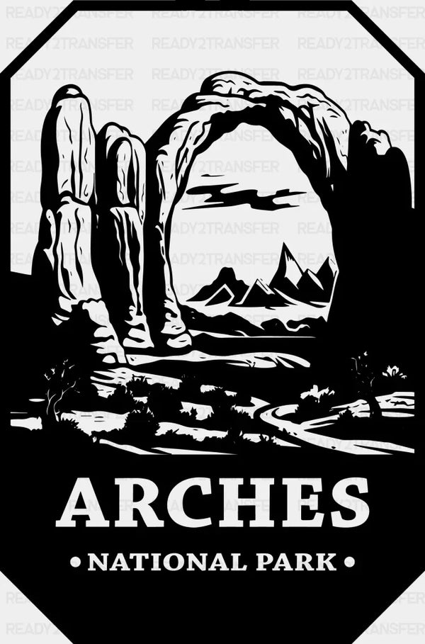 Arches National Park  Design - National Parks DTF Transfers