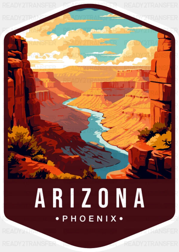 Arizona Phoenix - States & Cities DTF Transfer