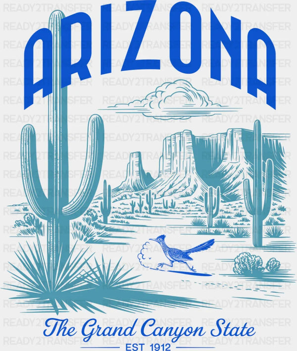 Arizona The Grand Canyon State - States & Cities DTF Transfer