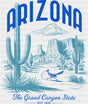 Arizona The Grand Canyon State - States & Cities DTF Transfer