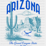 Arizona The Grand Canyon State - States & Cities DTF Transfer ready2transfer