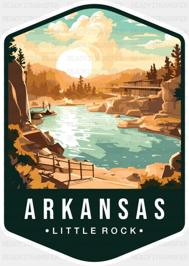 Arkansas Little Rock - States & Cities DTF Transfer