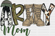 Army Mom Boots - Military DTF Transfer