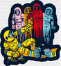 Astronauts Anti Anxiety Pills - Minimal UV Sticker Permanent UV DTF Decal