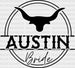 AUSTIN Bride DTF Transfer ready2transfer Black