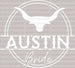 AUSTIN Bride DTF Transfer ready2transfer White