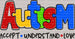 AUTISM DTF Transfer ready2transfer Black