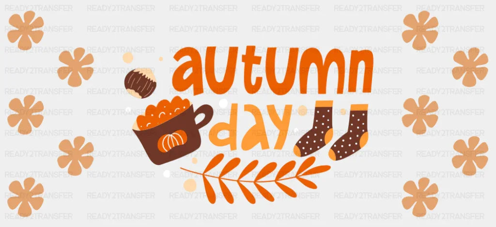 Autumn Day - Seasons Cup Wrap UV Sticker Permanent UV DTF Decal