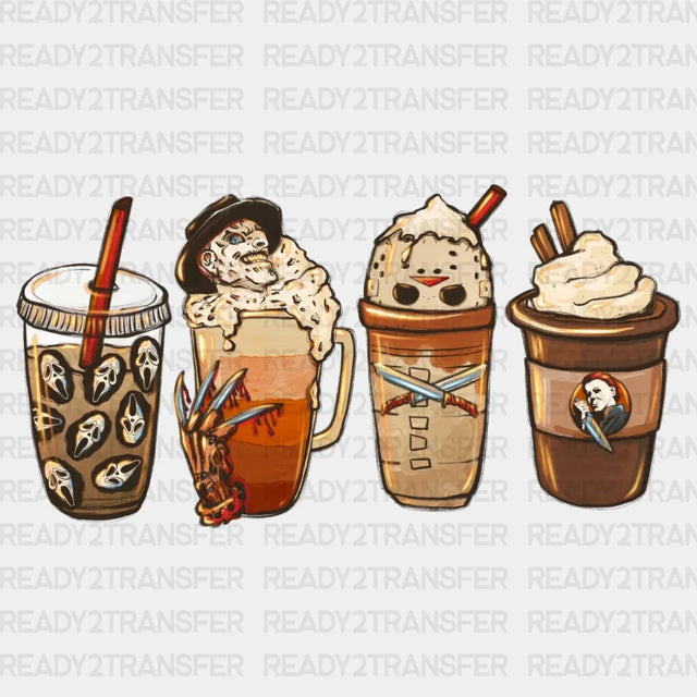 Autumn Drinks DTF Transfer ready2transfer