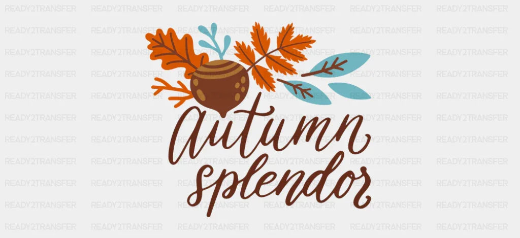 Autumn Splendor - Seasons Cup Wrap UV Sticker Permanent UV DTF Decal