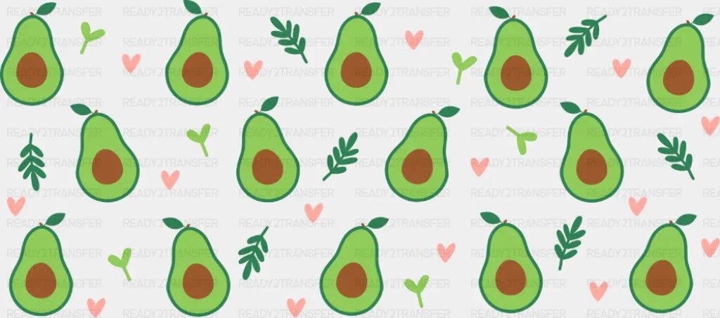 Avocados - General Cup Wrap UV Sticker Permanent UV DTF Decal