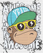 Awesome Monkey - Funny DTF Transfer