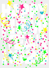 B&W Happy New Year 2026 - New Year DTF Transfer Adult Unisex - S & M (10’’) / Light Color Design (See Imaging)