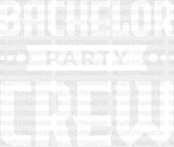 Bachelor Party Crew Design - Iron On Dtf Transfer Adult Unisex S & M (10’’) / Light Color (See