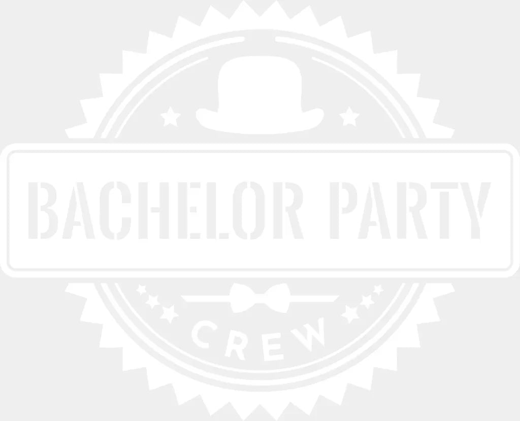 Bachelor Party Crew Hat B&W Design - Dtf Transfer Adult Unisex S & M (10’’) / Light Color (See