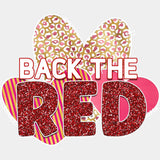 Back The Red, Sequin - Fire Department DTF Transfers ready2transfer Light Color Design (See Imaging)