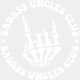 Badass Uncles Club, Circular - Uncle DTF Transfers ready2transfer Light Color Design (See Imaging)