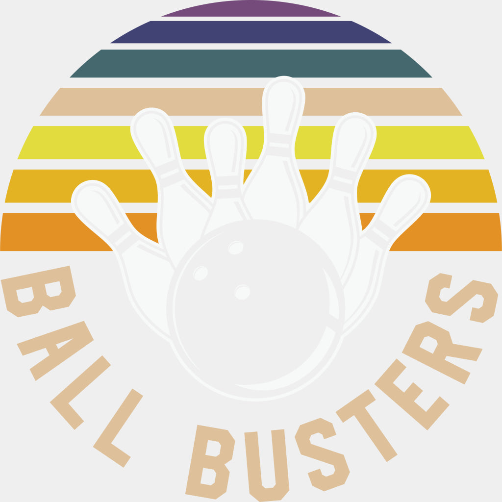 Ball Busters - Bowling DTF Transfers ready2transfer Light Color Design (See Imaging)