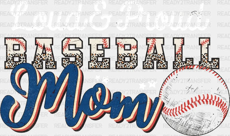 Baseball Mom Ball Dtf Transfer