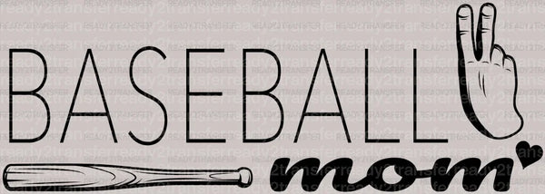 Baseball Mom Mother's Day DTF Heat Transfer, Mama Design, Mom DTF