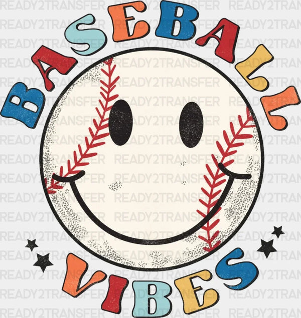 BASEBALL VIBES DTF Transfer