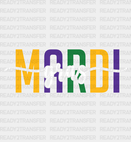 BASIC MARDI GRAS DTF Transfer