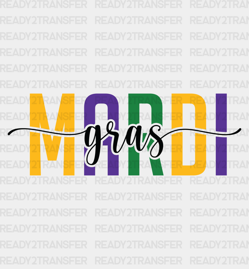 BASIC MARDI GRAS DTF Transfer – Ready2Transfer