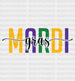 BASIC MARDI GRAS DTF Transfer ready2transfer Black