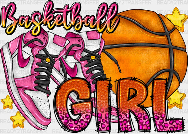 Basketball Girl - Basketball DTF Heat Transfer