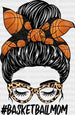 #Basketballmom Leopard Sunglasses Design - Basketball Dtf Heat Transfer Adult Unisex S & M