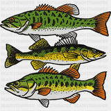 Bass - Fishing DTF Transfers