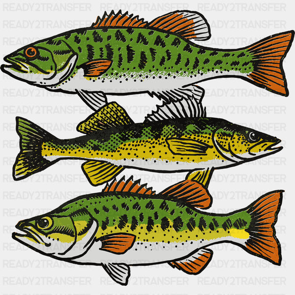Bass - Fishing DTF Transfers