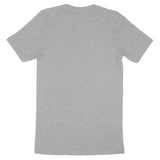 Back view of a plain grey Bella + Canvas Adult T-Shirt 3001