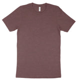 Mauve heathered Bella Canvas Adult T-Shirt 3001 blank apparel