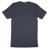 Back view of a navy blue Bella Canvas Adult T-Shirt 3001