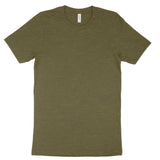 Olive green Bella Canvas Adult T-Shirt 3001