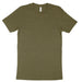 Olive green Bella Canvas Adult T-Shirt 3001