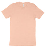 Peach colored Bella Canvas Adult T-Shirt 3001