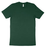 Forest green Bella Canvas Adult T-Shirt 3001 mockup