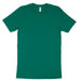 Plain green Bella Canvas 3001 adult t-shirt