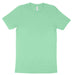 Mint green Bella + Canvas Adult T-Shirt 3001