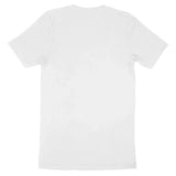Back view of a plain white Bella Canvas Adult T-Shirt 3001.