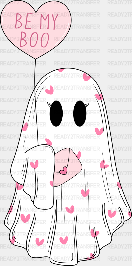 Be My Boo Ghost Dtf Transfer