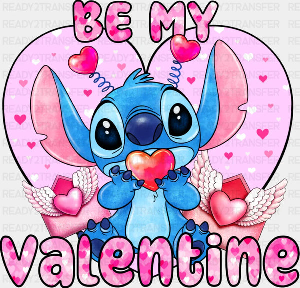 Be My Valentine Stitch - Valentine's Day DTF Transfer
